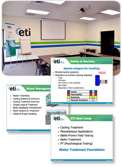 ETI provides both advanced and introductory level training classes